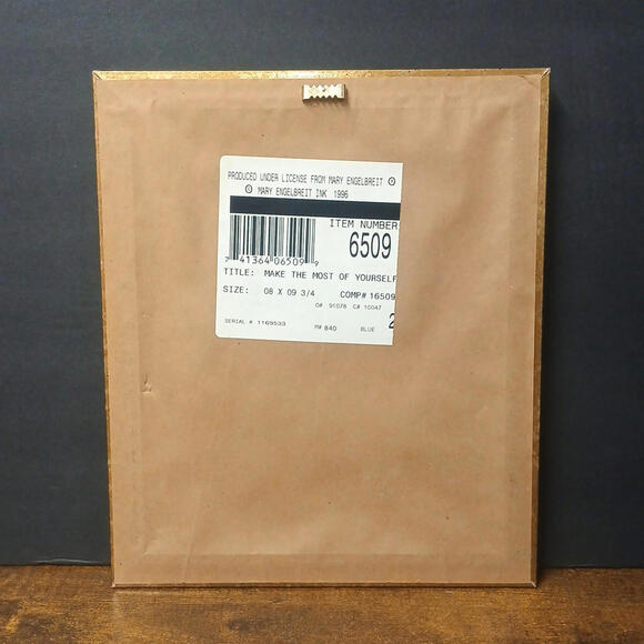 Framed Mary Engelbreit Make The Most of Yourself Matted Art Print, 9.75x11.75" - Picture 2 of 2